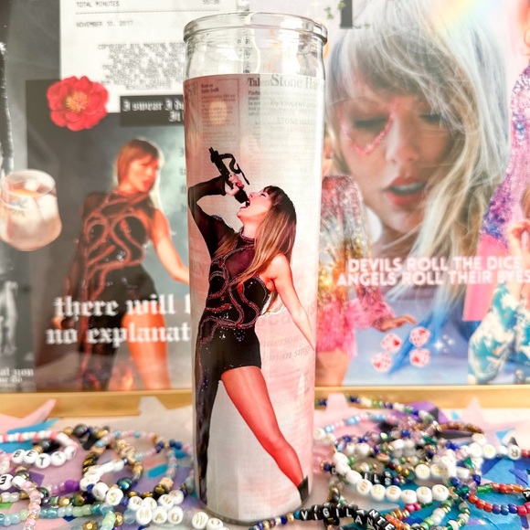 Taylor Swift Prayer Candle - Reputation - Picture 1 of 3